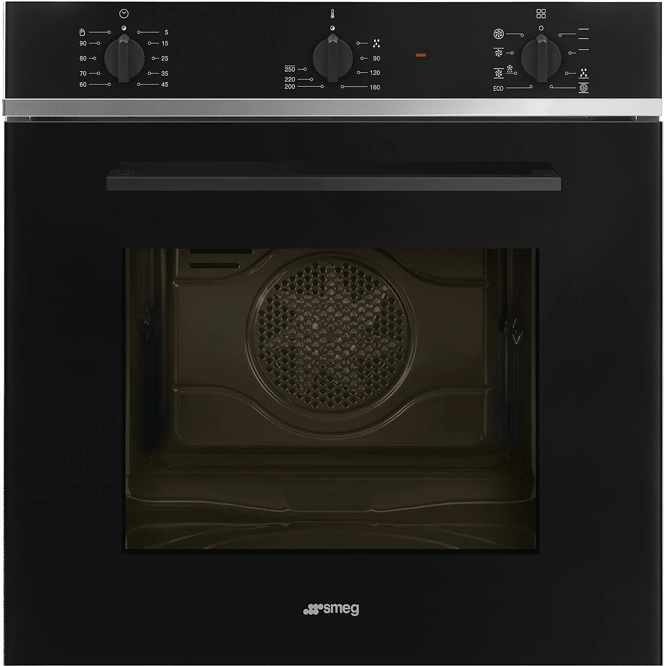 SF64M3TB 60cm Cucina Single Oven in Black - Image 3